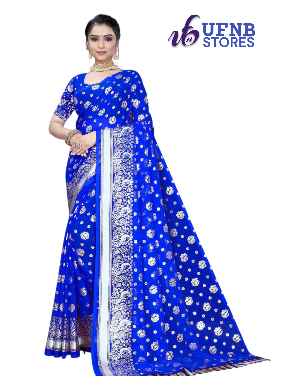 UFNB Saree GEORGETTE_BUTTY-2