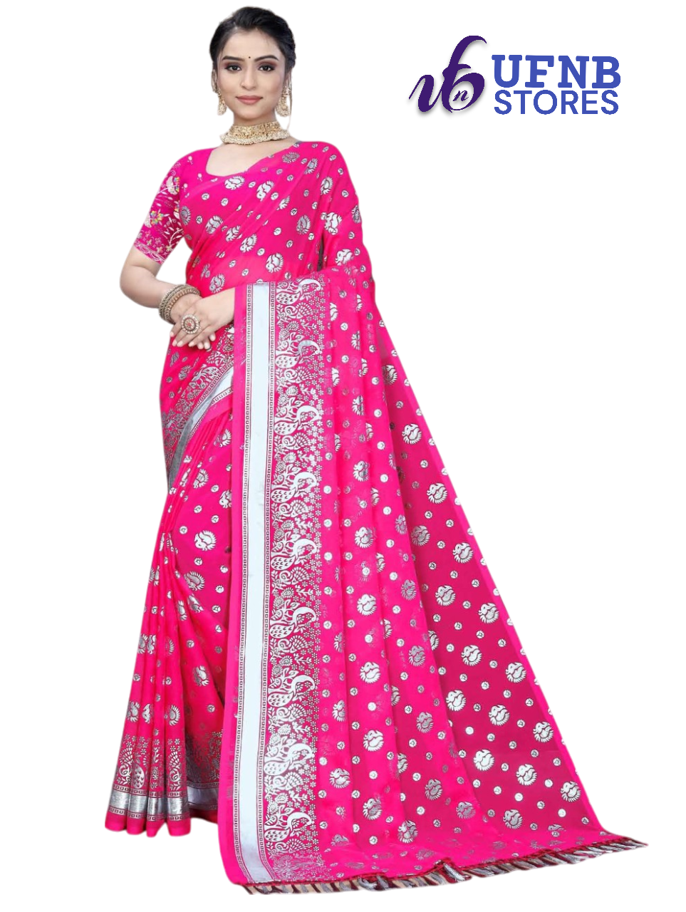 UFNB Saree GEORGETTE_BUTTY-2