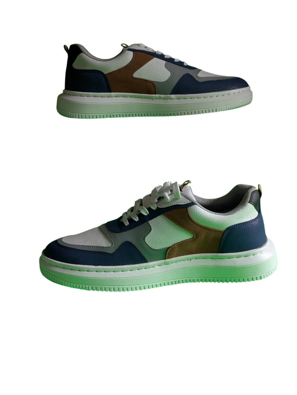 UFNB White & Blue Quality Flat Sneaker