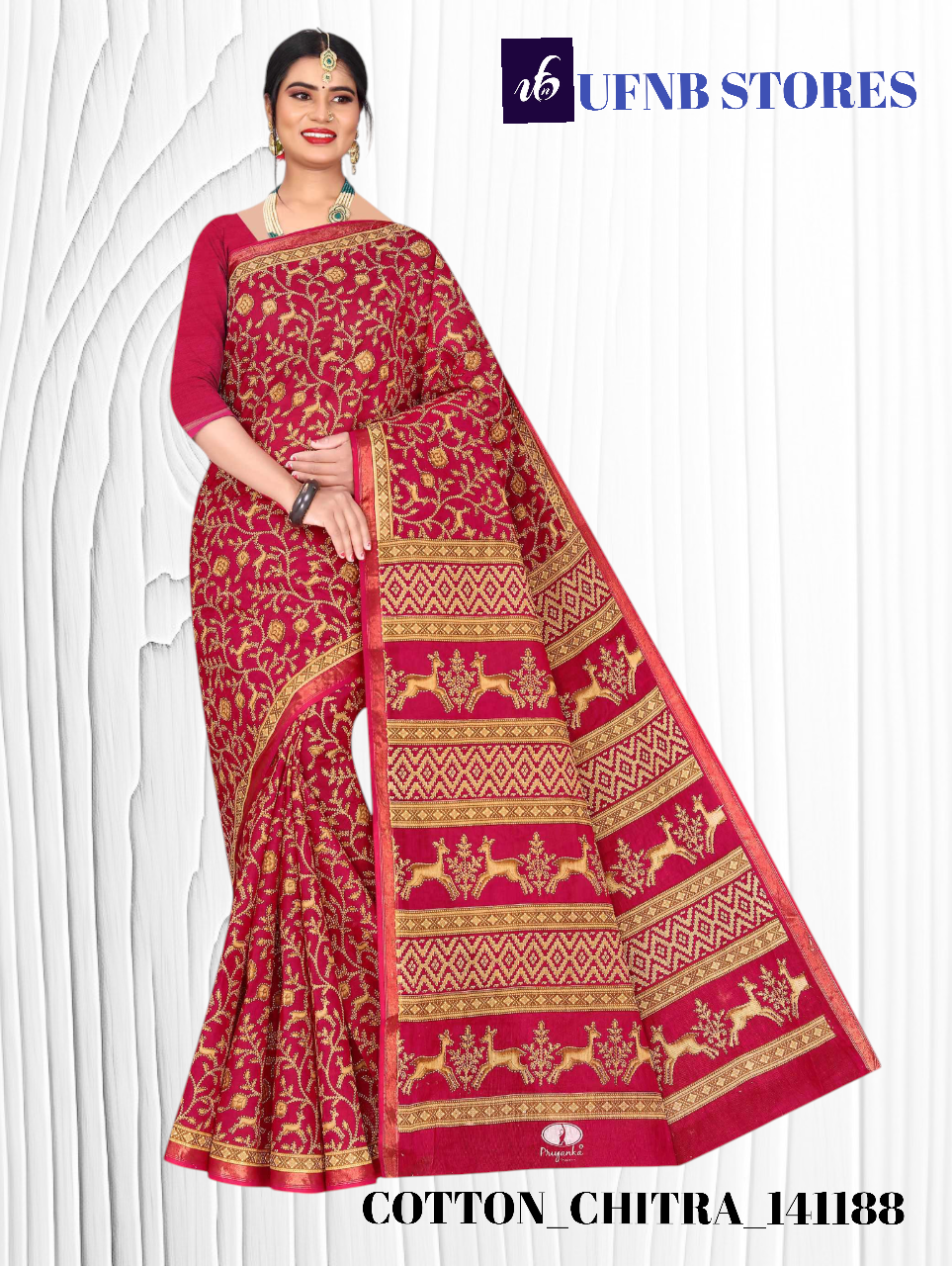 UFNB COTTON SAREE CHITRA
