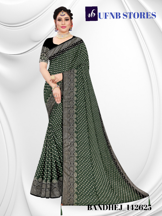 UFNB SREELELLA GEORGETTE SAREE MULTICOLOR