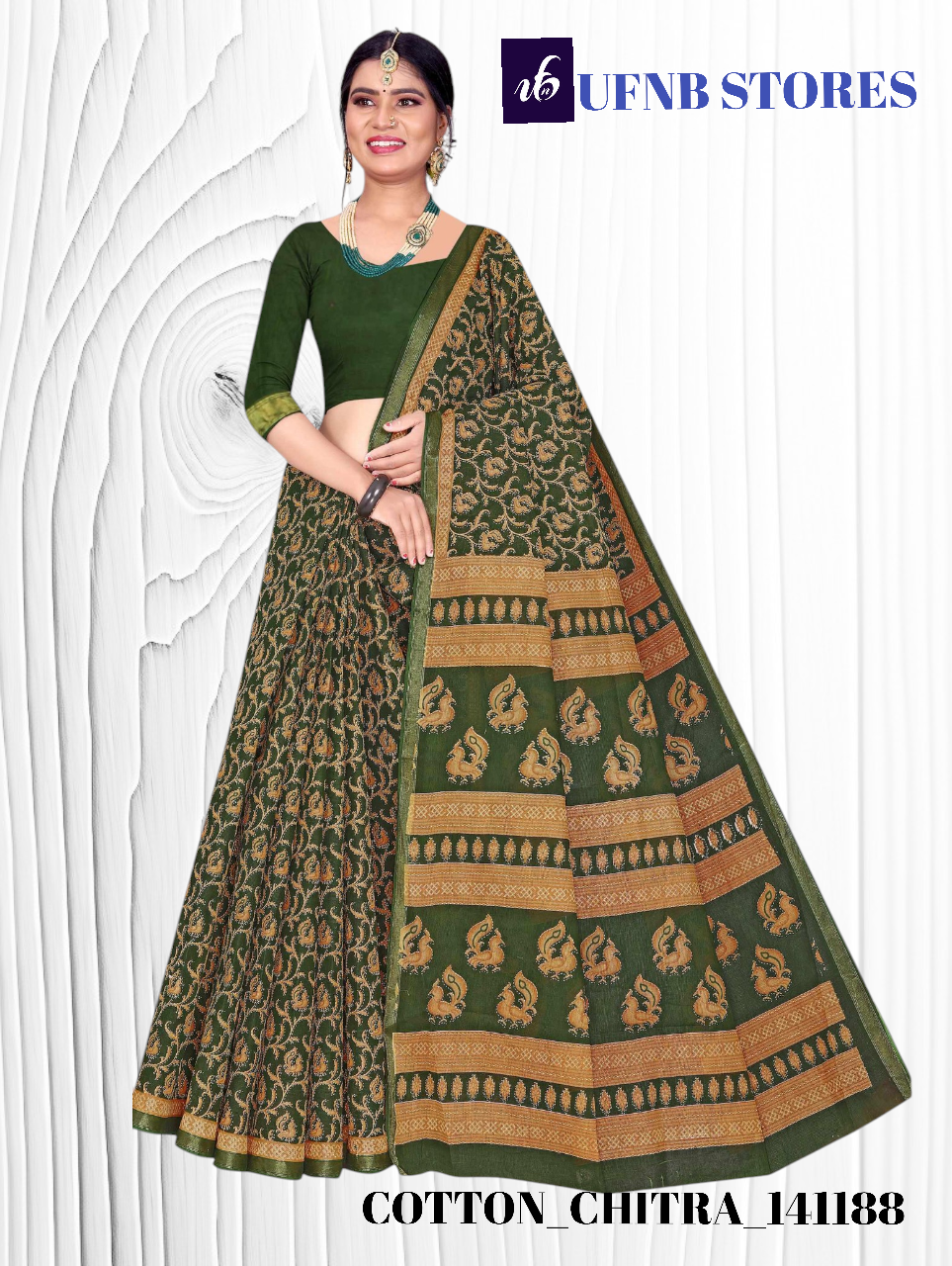 UFNB COTTON SAREE CHITRA