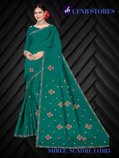 UFNB SUNDRI GADWAL COTTON SAREE