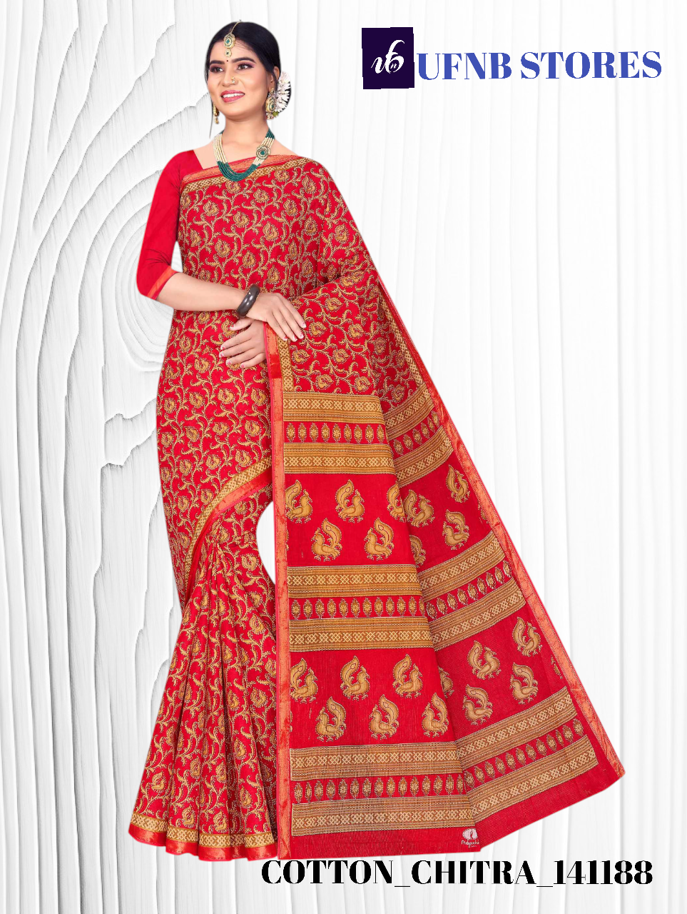 UFNB COTTON SAREE CHITRA