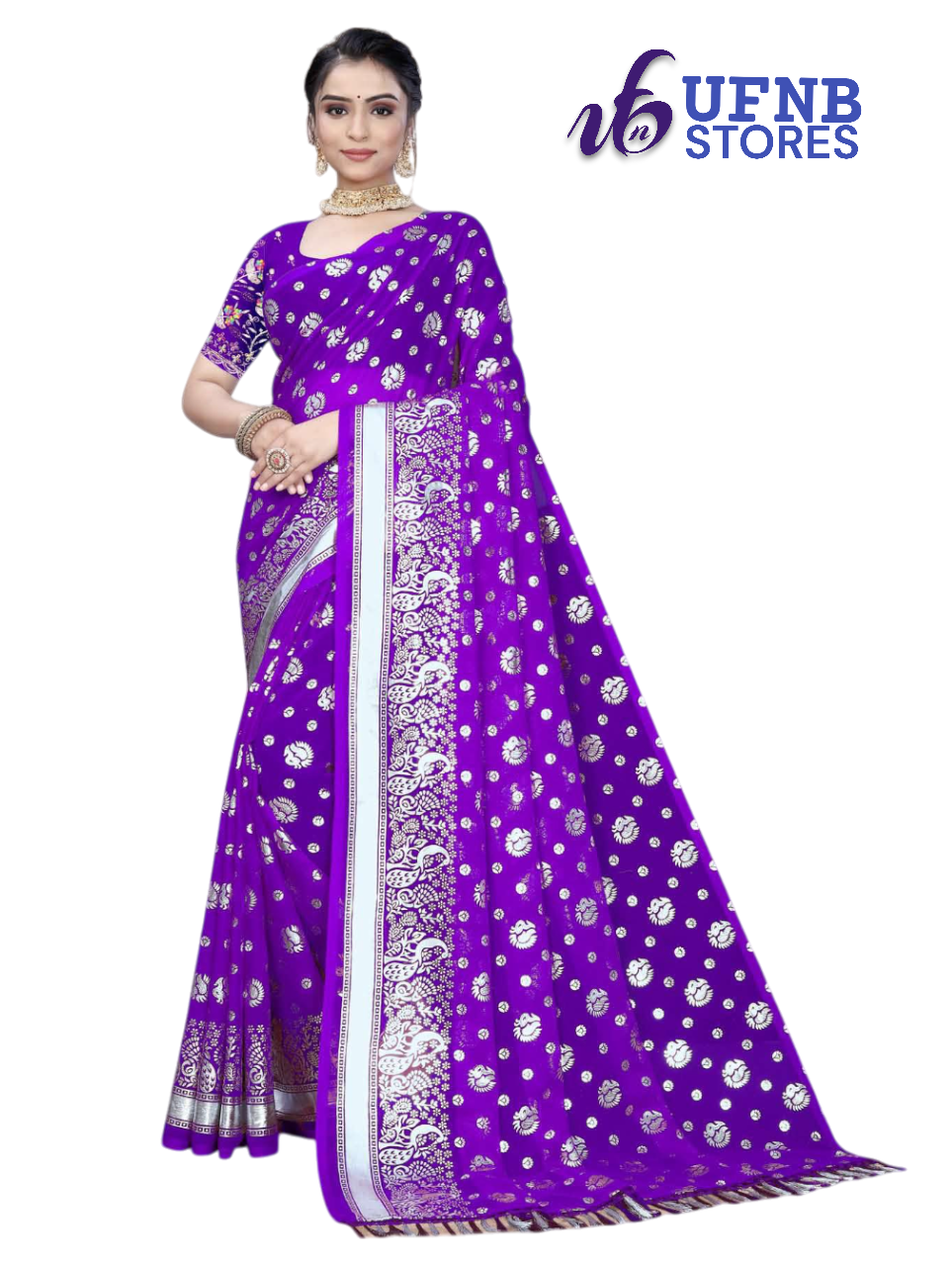 UFNB Saree GEORGETTE_BUTTY-2
