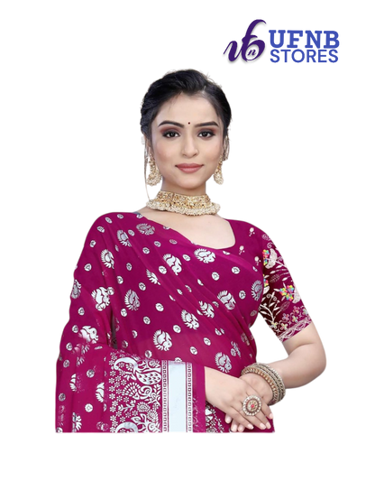 UFNB Saree GEORGETTE_BUTTY-2