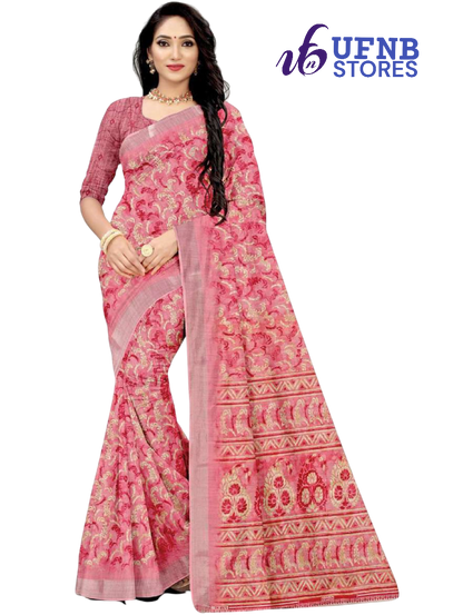 UFNB DIGITAL_SILK_PRINT Saree_609 MULTICOLOR