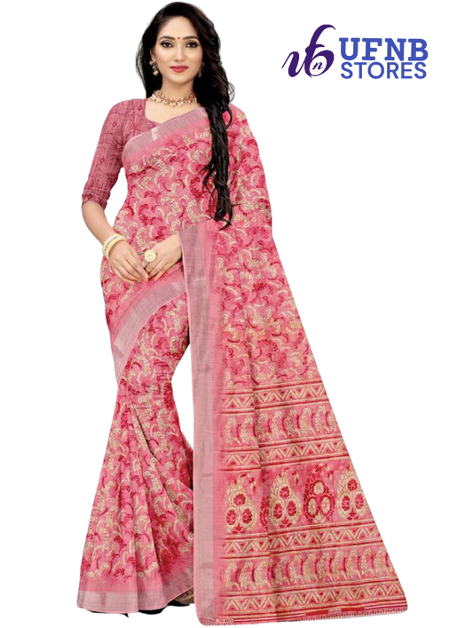 UFNB DIGITAL_SILK_PRINT Saree_609 MULTICOLOR