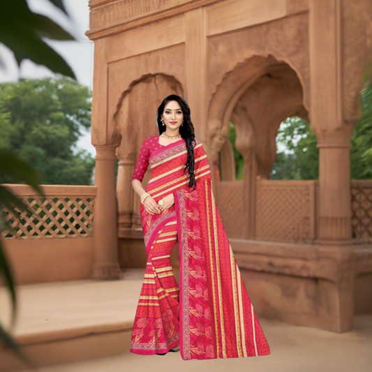 UFNB CHIFFON SAREE SANGINI
