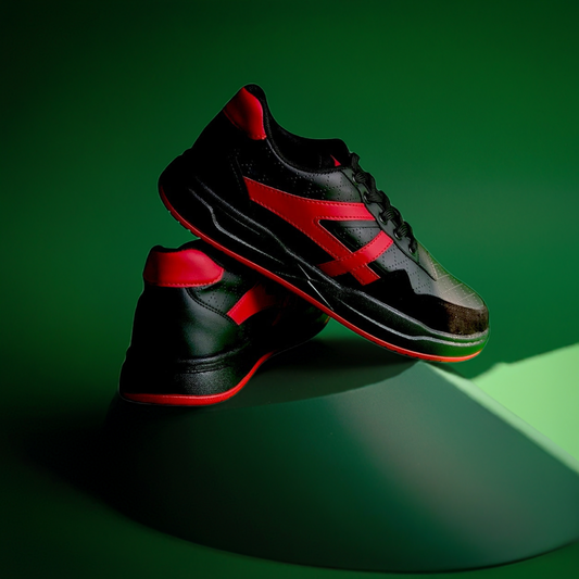 UFNB Black & Red Sneakers