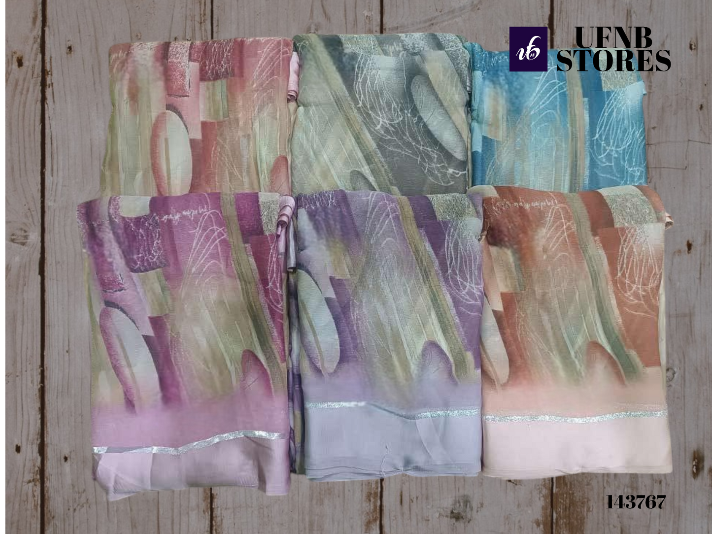 UFNB PATRANI_8 SAREE MULTICOLOR