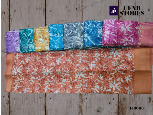 Ufnb Cotton Saree Flora_19 Multicolor